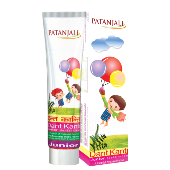 Patanjali Dant Kanti Dental Cream Junior 100 g - Gentle Oral Care for Kids