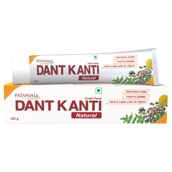 Patanjali Dant Kanti Natural Toothpaste 100 g - Natural Oral Care Solution
