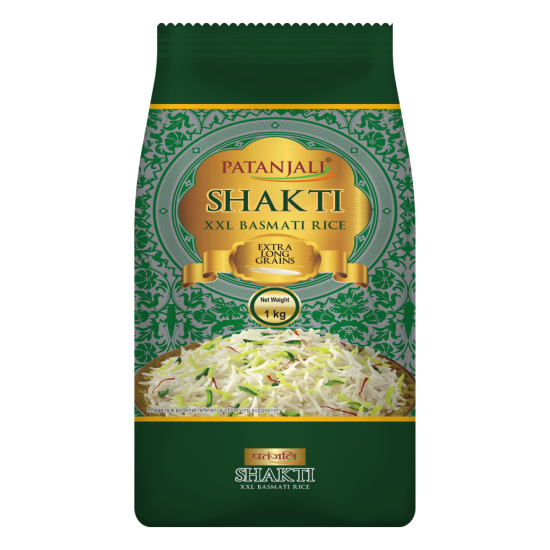 Patanjali Shakti Xxl Basmati Rice 1 kg - Premium Quality and Aroma