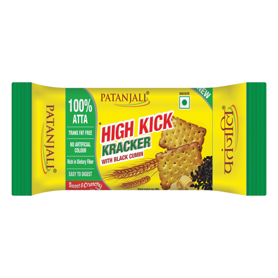 Patanjali High Kick Cracker Biscuit - Delightful Crunchy Snack