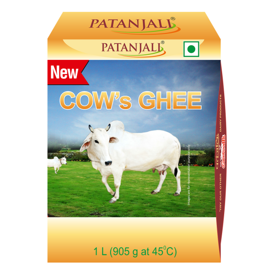 Patanjali Cow's Ghee 1 Ltr - Pure & Authentic Ghee