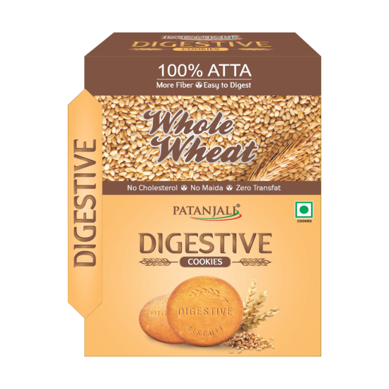 Patanjali Digestive Cookies 250 g - Wholesome Ingredients for Healthy Snacking