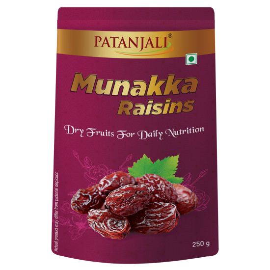 Patanjali Munakka Raisin 250g - Naturally Sweet & Juicy