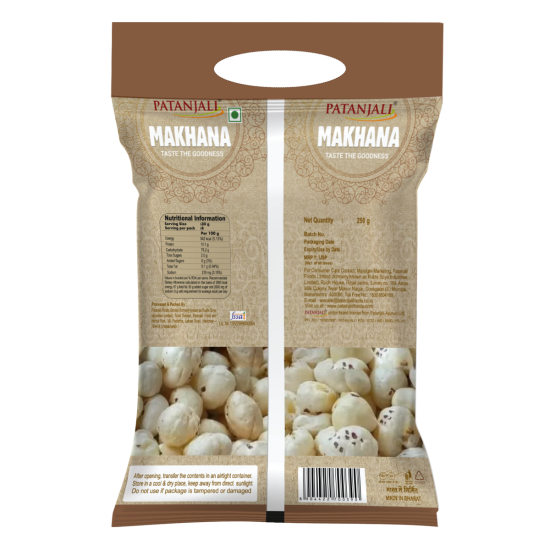 Patanjali Makhana 250 g - Nutritious and Crunchy Snack