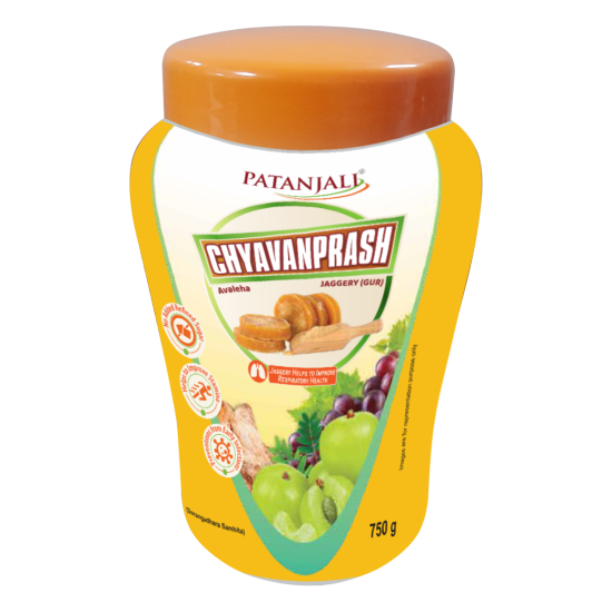 Patanjali Jaggery Gur Chyavanprash 750 g - Authentic Ayurvedic Blend
