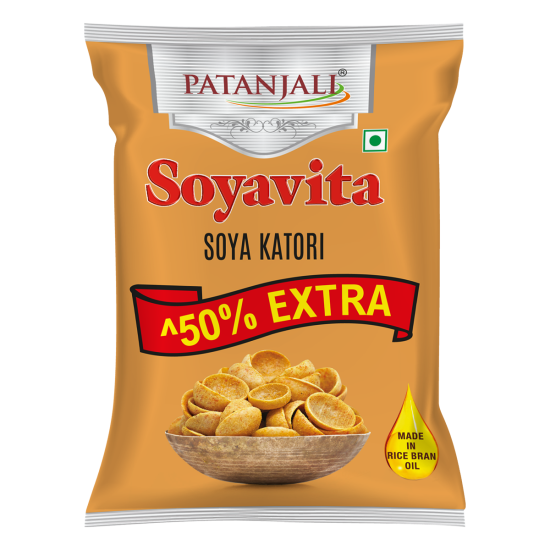 Patanjali Soyavita Soya Katori 27 g - Nutritious Protein Snack