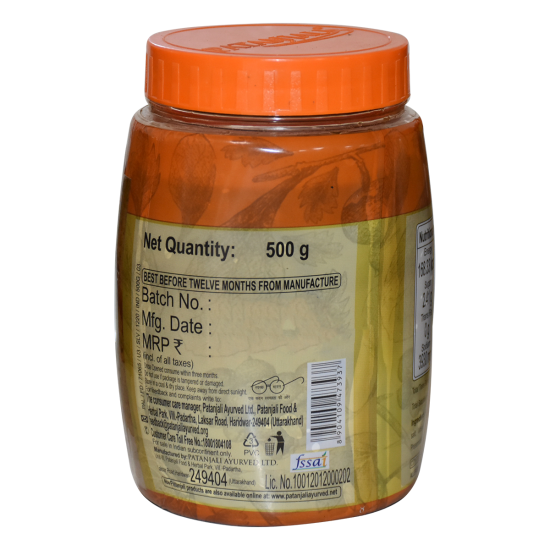 Patanjali Amla Pickle 500 g - Authentic Indian Flavor