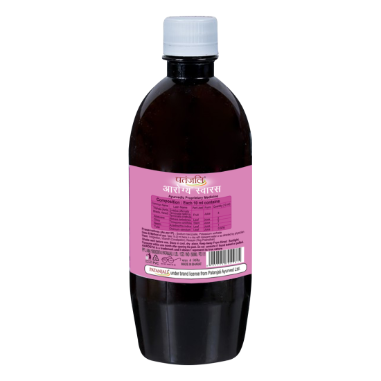 Patanjali Arogya Swaras 500 ml - Natural Nutrient-Rich Beverage