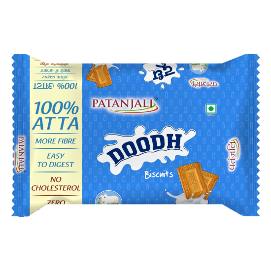 Patanjali Doodh Biscuits 300 g - Delightful Crunch