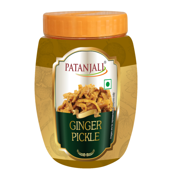 Patanjali Ginger Pickle 500 g - Authentic Indian Flavor
