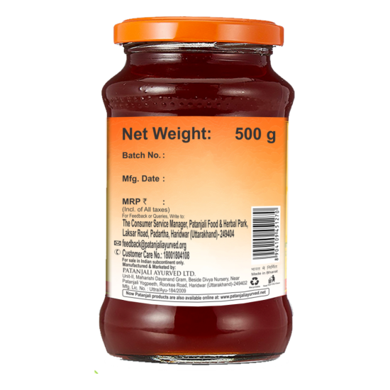 Patanjali Aloevera Mixed Fruit Jam 500 g - Delightful Fruity Blend