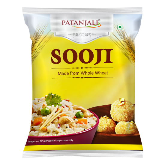 Patanjali Sooji 500g - Premium Quality Semolina