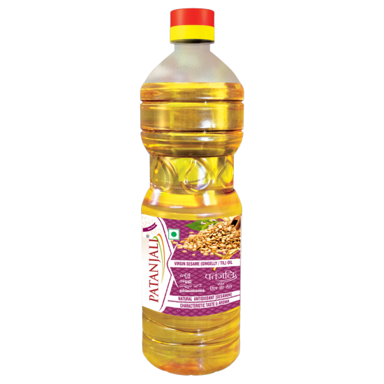 Patanjali Sesame Oil B 1 Ltr - Premium Quality Cooking Oil