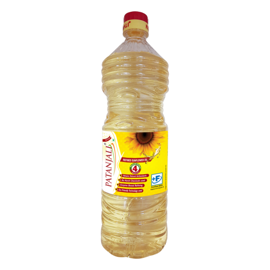 Patanjali Sunflower Oil 1 Ltr - Premium Cooking Oil