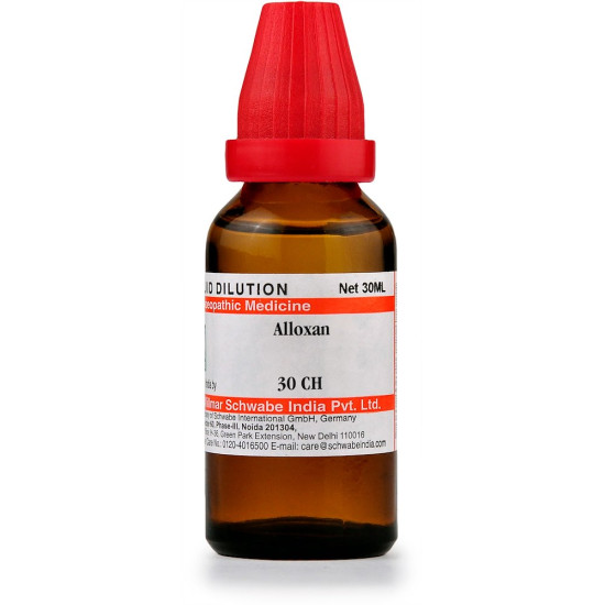 Dr Willmar Schwabe India Alloxan Dilution 30 CH 30ml