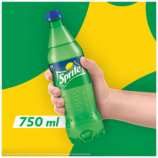Sprite Soft Drink - Refreshing 750 ml - Crisp Lemon-Lime Flavor