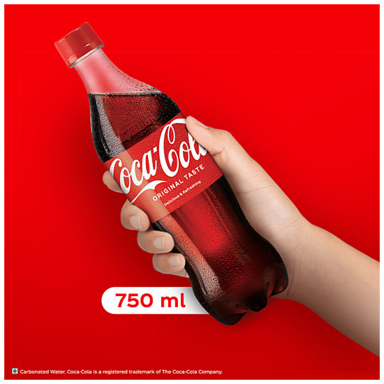 Coca Cola Soft Drink 750 ml - Refreshing Original Taste