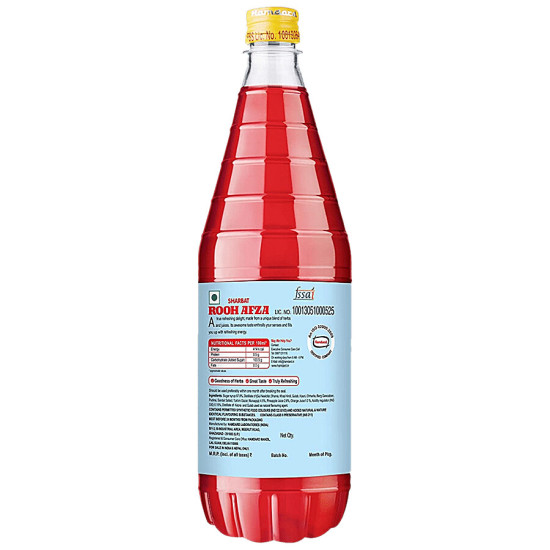 Hamdard Rooh Afza Sharbat 750 ml - Refreshing Summer Drink