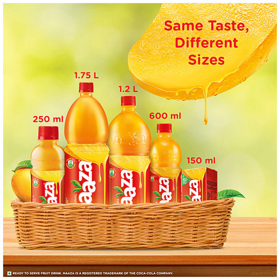 Maaza Mango Drink - Original Flavour, Refreshing 1.2 litre