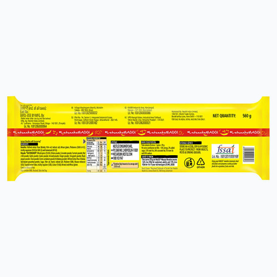 MAGGI 2-Minute Instant Noodles - Masala 560 g - Quick & Delicious