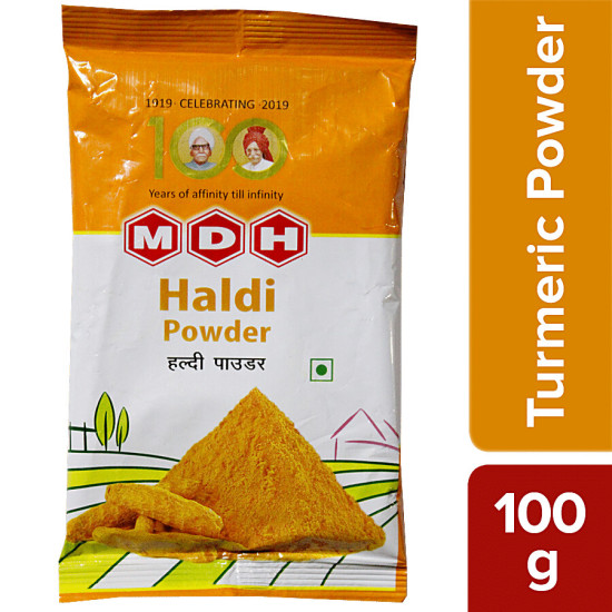 MDH Turmeric Powder - Haldi 100g - Authentic Indian Spice