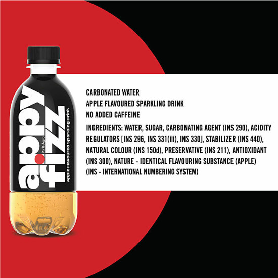 Appy Fizz Apple Juice Based Drink 250 ml - Refreshing & Sparkling Beverage