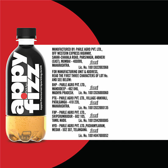 Appy Fizz Apple Juice Based Drink 250 ml - Refreshing & Sparkling Beverage