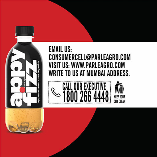 Appy Fizz Apple Juice Based Drink 250 ml - Refreshing & Sparkling Beverage