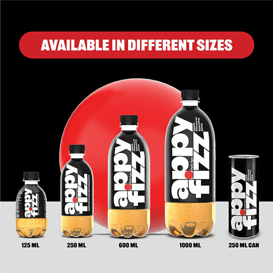 Appy Fizz Apple Juice Based Drink 250 ml - Refreshing & Sparkling Beverage