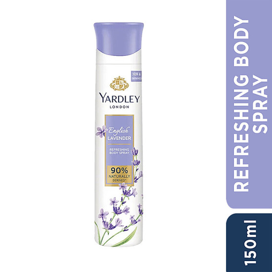 Yardley London English Lavender Refreshing Body Spray - Timeless Elegance Yardley London English Lavender Refreshing Body Spray - Timeless Elegance