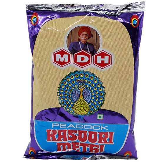 MDH Peacock Kasoori Methi 50g - Authentic Indian Spice