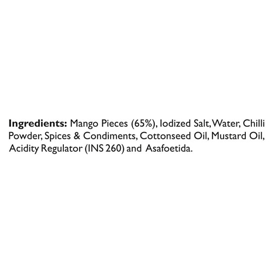 Mother's Recipe Mango Pickle 500g - Authentic Indian Flavor