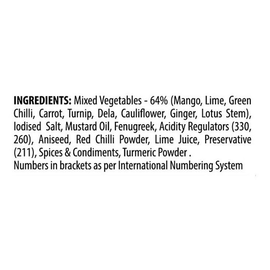 Tops Gold Mixed Pickle - Traditional Flavour, Intense Taste 900g