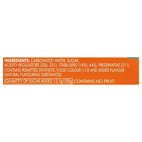 Mirinda Soft Drink - Orange 250 ml - Refreshing Beverage