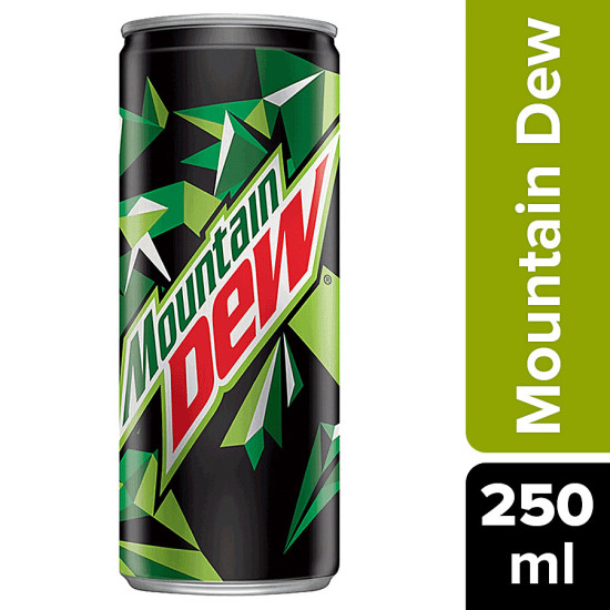 Mountain Dew Soft Drink 250 ml - Exhilarating Citrus Flavor