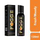 Fogg Black Series Fresh Woody Perfume Body Spray For Men - Long Lasting & No Gas Deodorant 120 ml