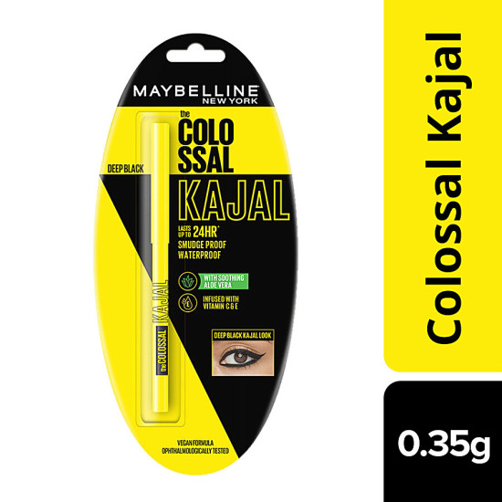 Maybelline New York Colossal Kajal - Waterproof & Smudge-proof