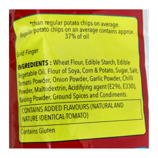 Piknik Classic Tomato Chilli Sticks - Made With Wheat Flour & 25% Less Oil