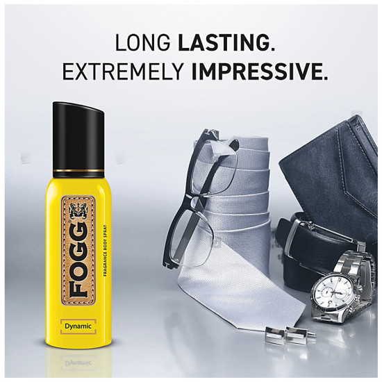 Fogg Dynamic No Gas Perfume Body Spray For Men - Long Lasting Fragrance