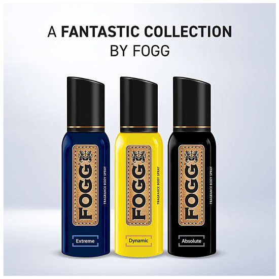 Fogg Dynamic No Gas Perfume Body Spray For Men - Long Lasting Fragrance
