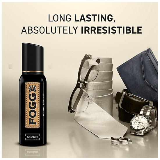 Fogg Absolute No Gas Perfume Body Spray For Men - Long Lasting Fragrance Fogg Absolute No Gas Perfume Body Spray For Men - Long Lasting Fragrance