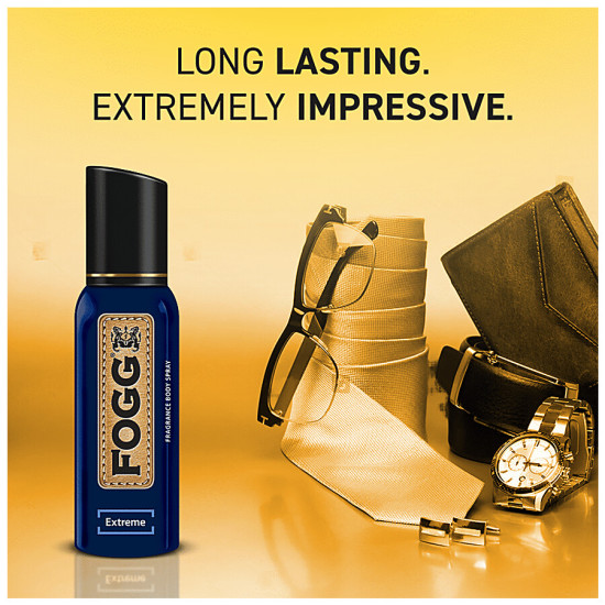 Fogg Extreme No Gas Perfume Body Spray For Men - Long Lasting Deodorant