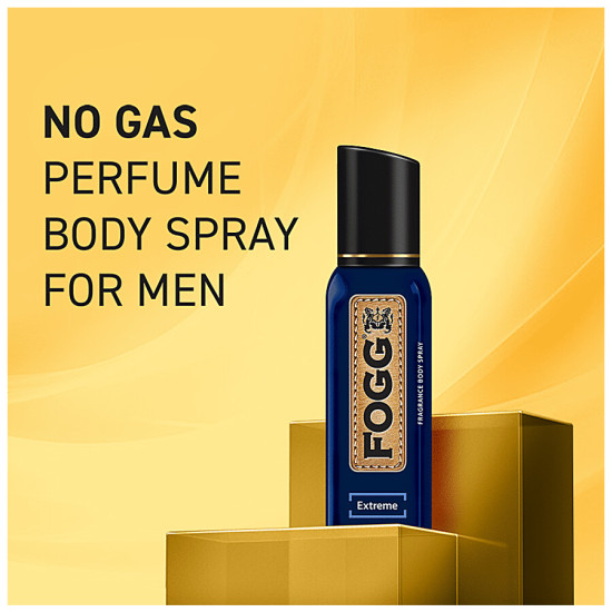 Fogg Extreme No Gas Perfume Body Spray For Men - Long Lasting Deodorant