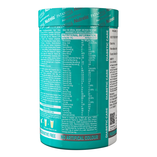 Patanjali Nutrela Diabetic Care 400 g - Nutritious Sugar Management