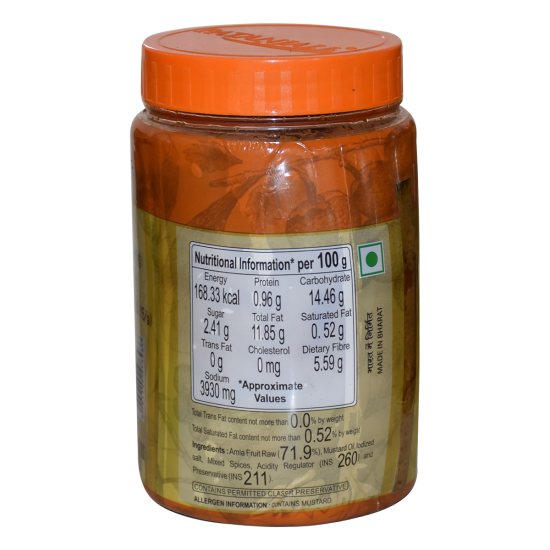 Patanjali Amla Pickle 500 g - Authentic Indian Flavor