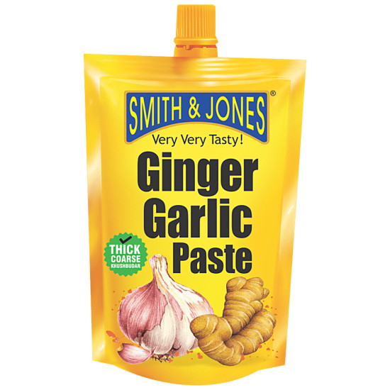 Smith & Jones Ginger Garlic Paste 200 g - Authentic Flavor Enhancer