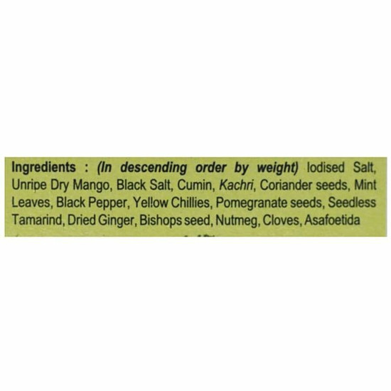 MDH Chat Masala - Chunky 50g - Spice Mix for Salads