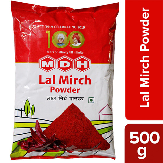 Mdh Lal Mirch Powder 500 g - Authentic Indian Spice