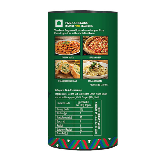 Keya Sprinkler - Oregano Pizza Italian 80g - Authentic Italian Flavor