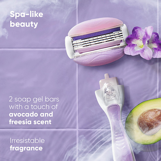 Gillette Venus Breeze Hair Removal Razor - Gel Bar with Avocado Oils